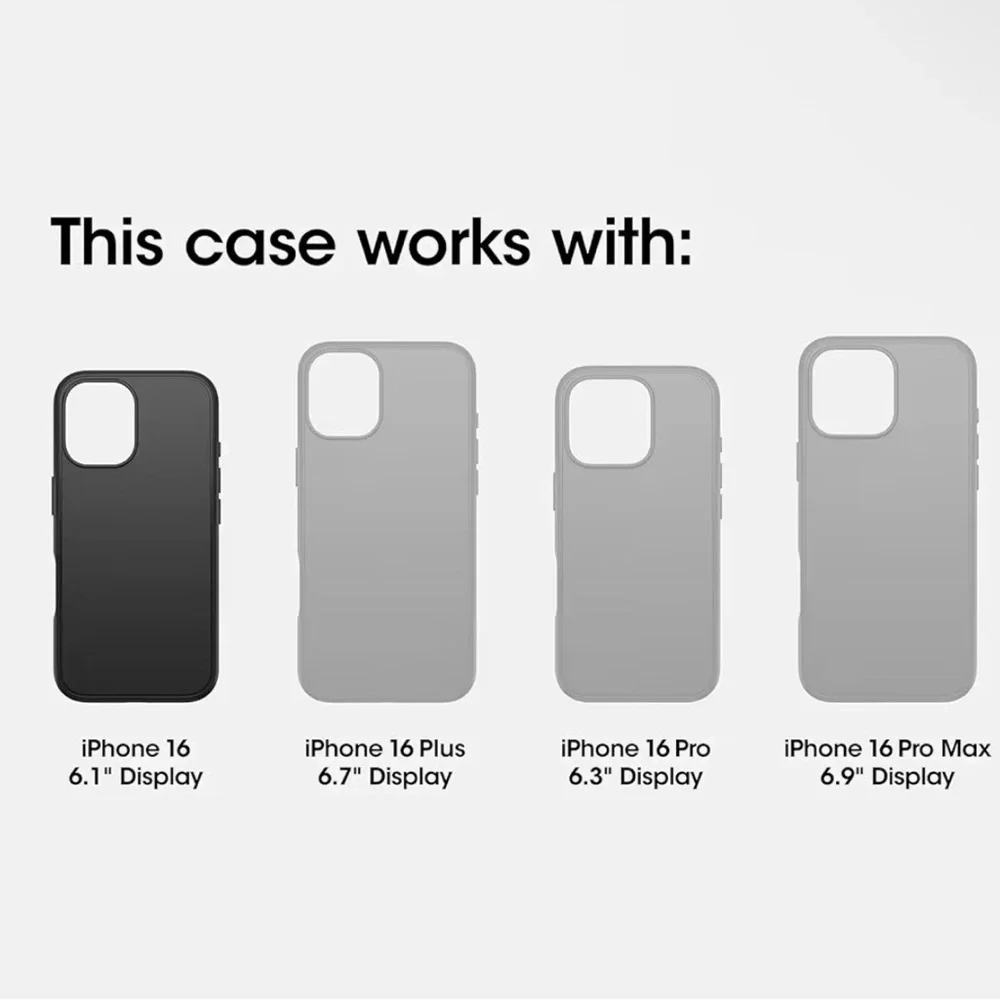 OtterBox Defender Pro with MagSafe Black Phone Case New in Box iPhone 16